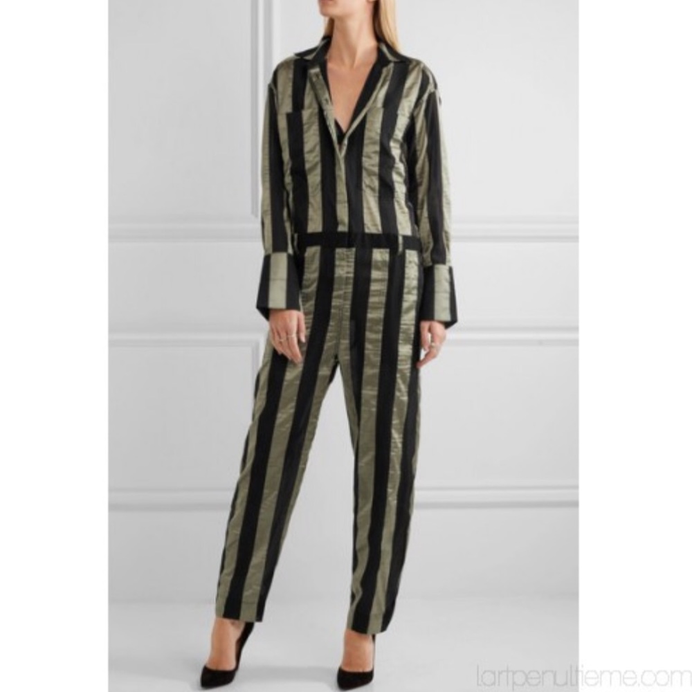 NWT Topshop Striped Jumpsuit
